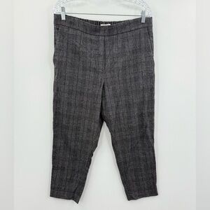 Aritzia Babaton Conan Wool and Cashmere Gray Plaid Pant Size‎ 14